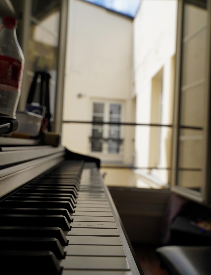 Photo d'un clavier de piano