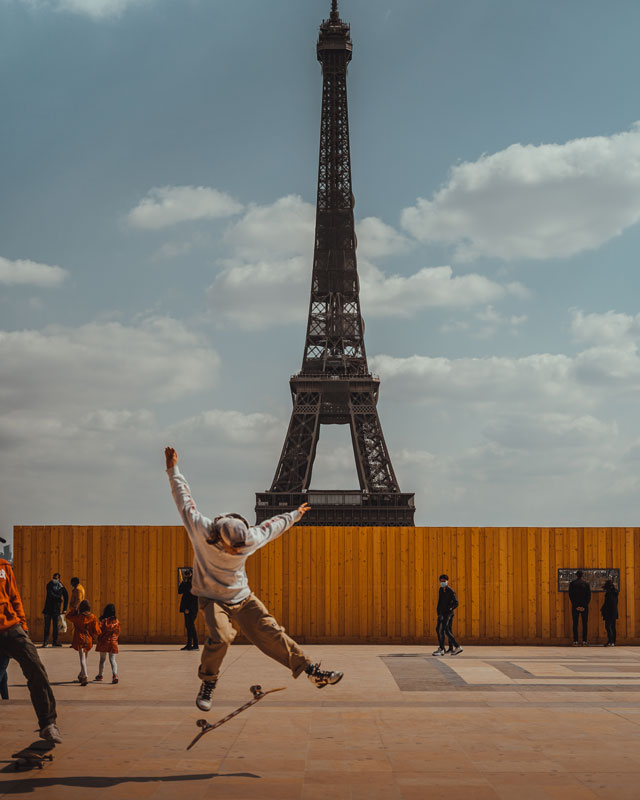 Skater, Trocadéro, Paris