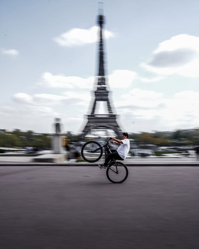 Biker, Champ de Mars, Paris